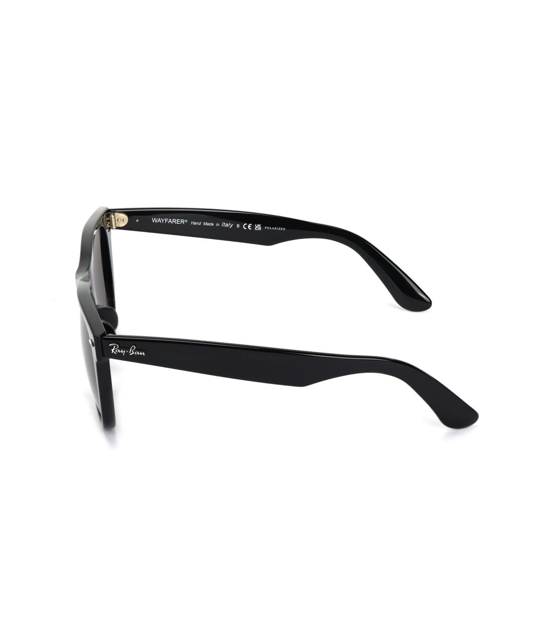 RAY BAN Черные пластиковые солнцезащитные очки, фото 3