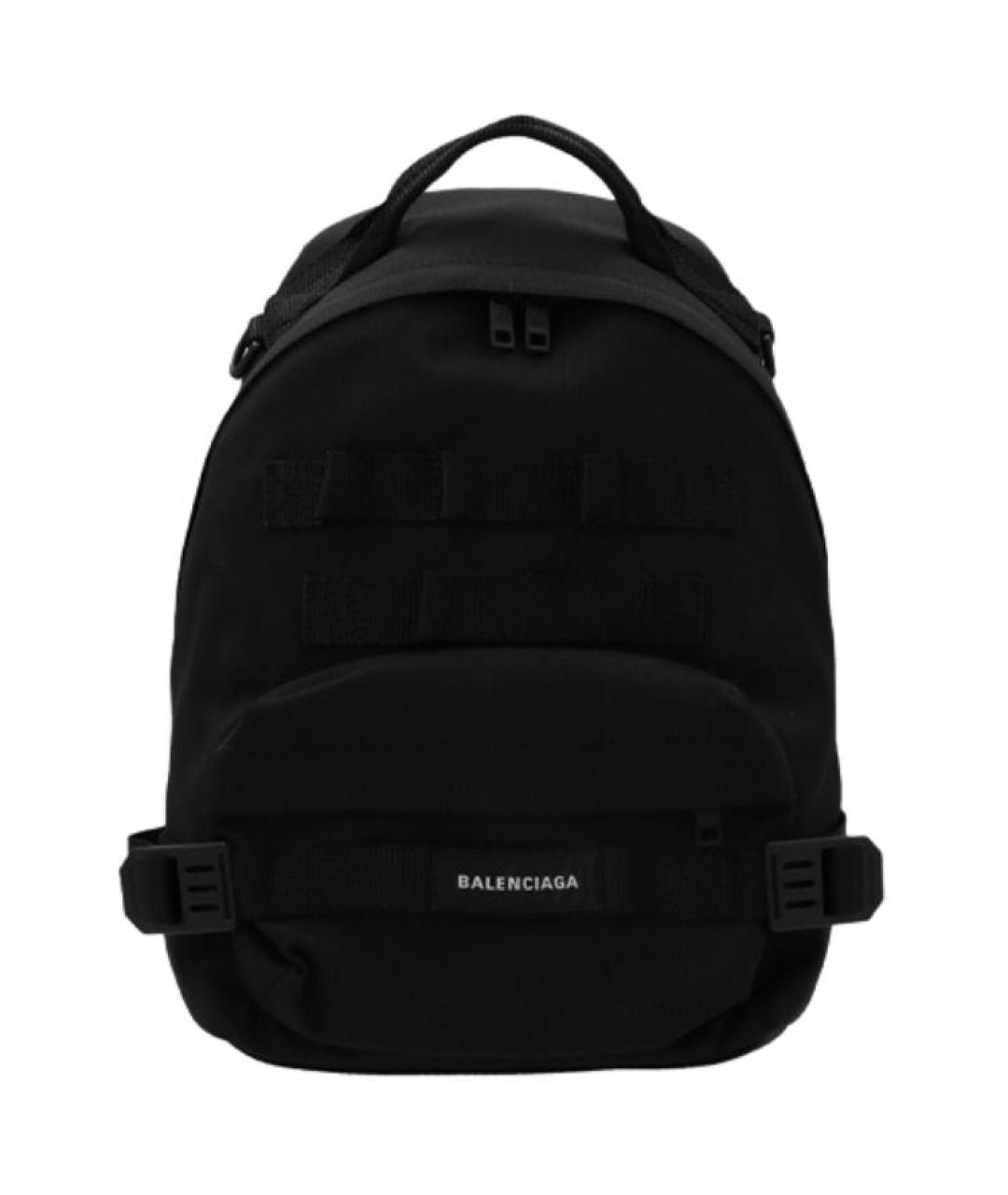 BALENCIAGA Черный синтетический рюкзак, фото 1