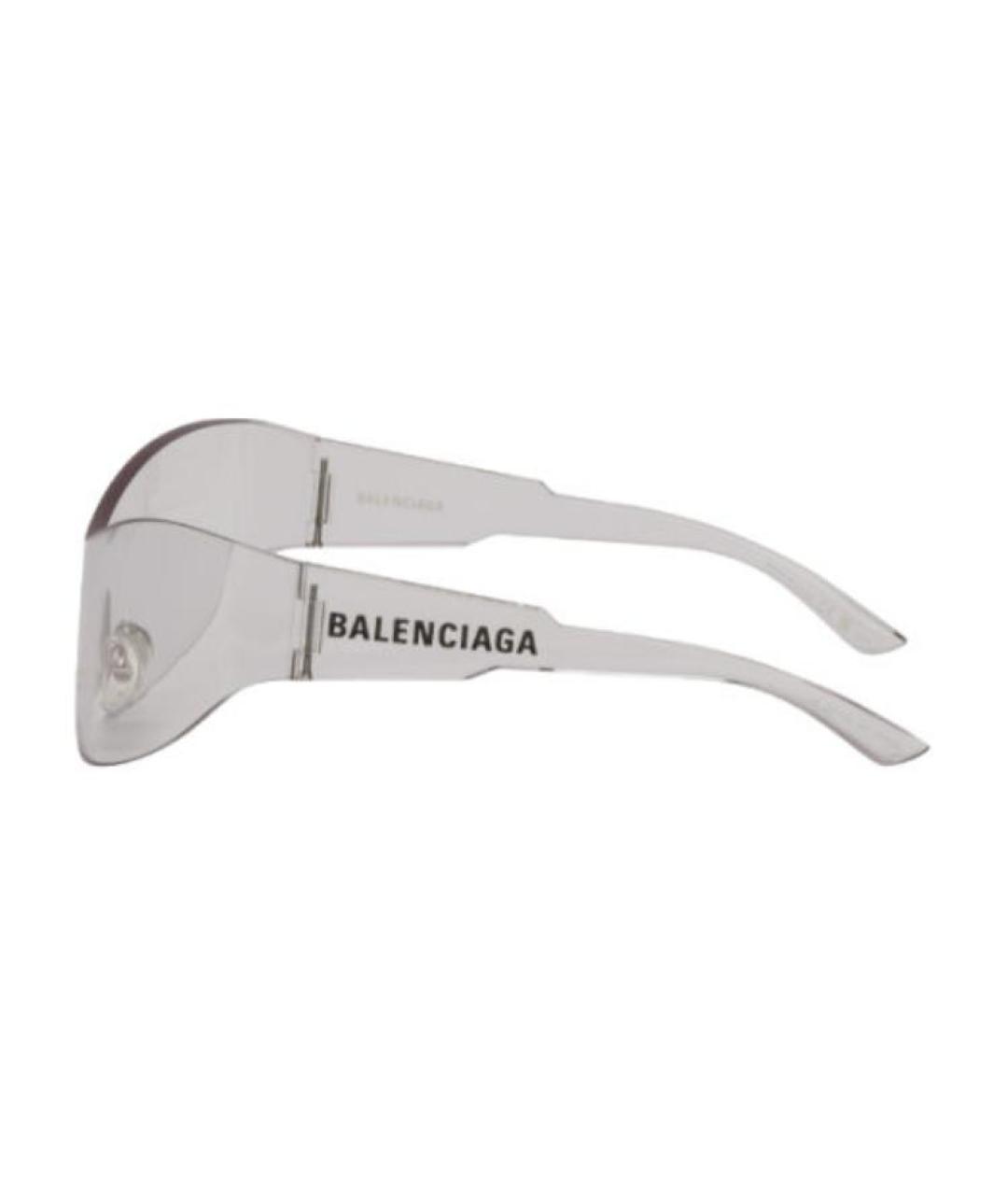 BALENCIAGA Серые пластиковые солнцезащитные очки, фото 2