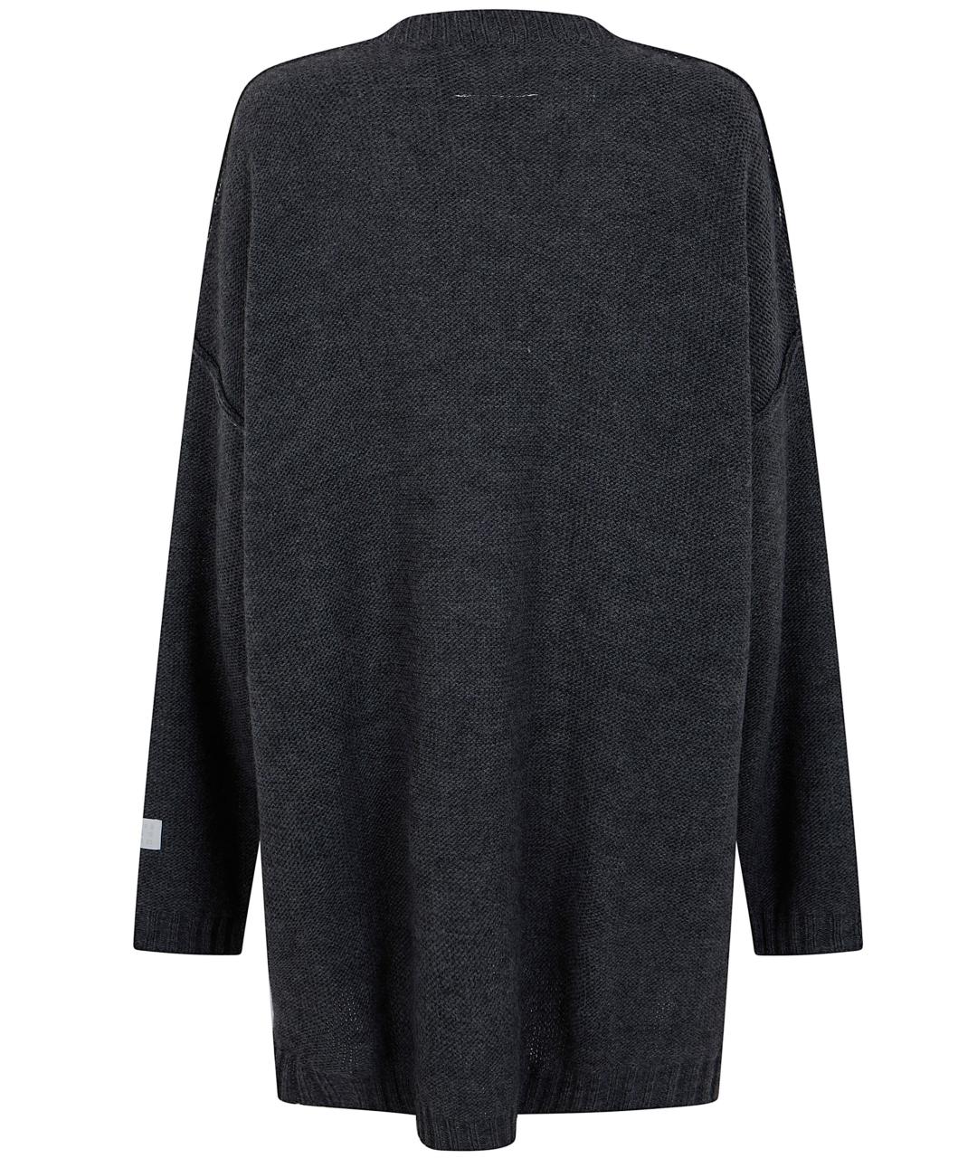 MM6 MAISON MARGIELA Серый шерстяной джемпер / свитер, фото 2