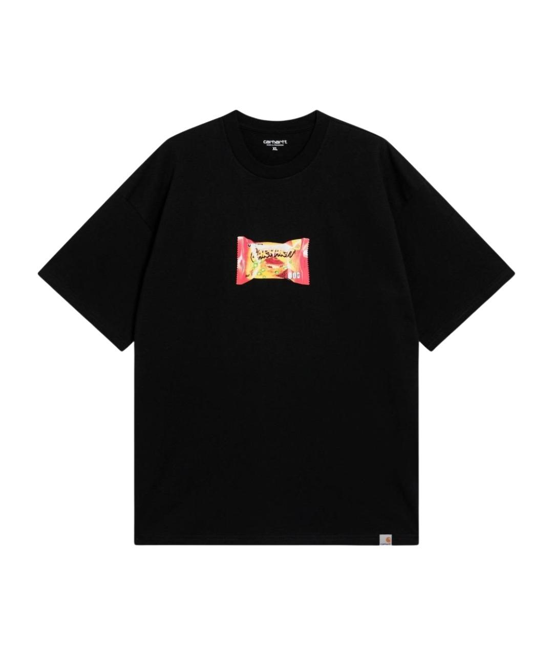 CARHARTT WIP Черная хлопковая футболка, фото 1
