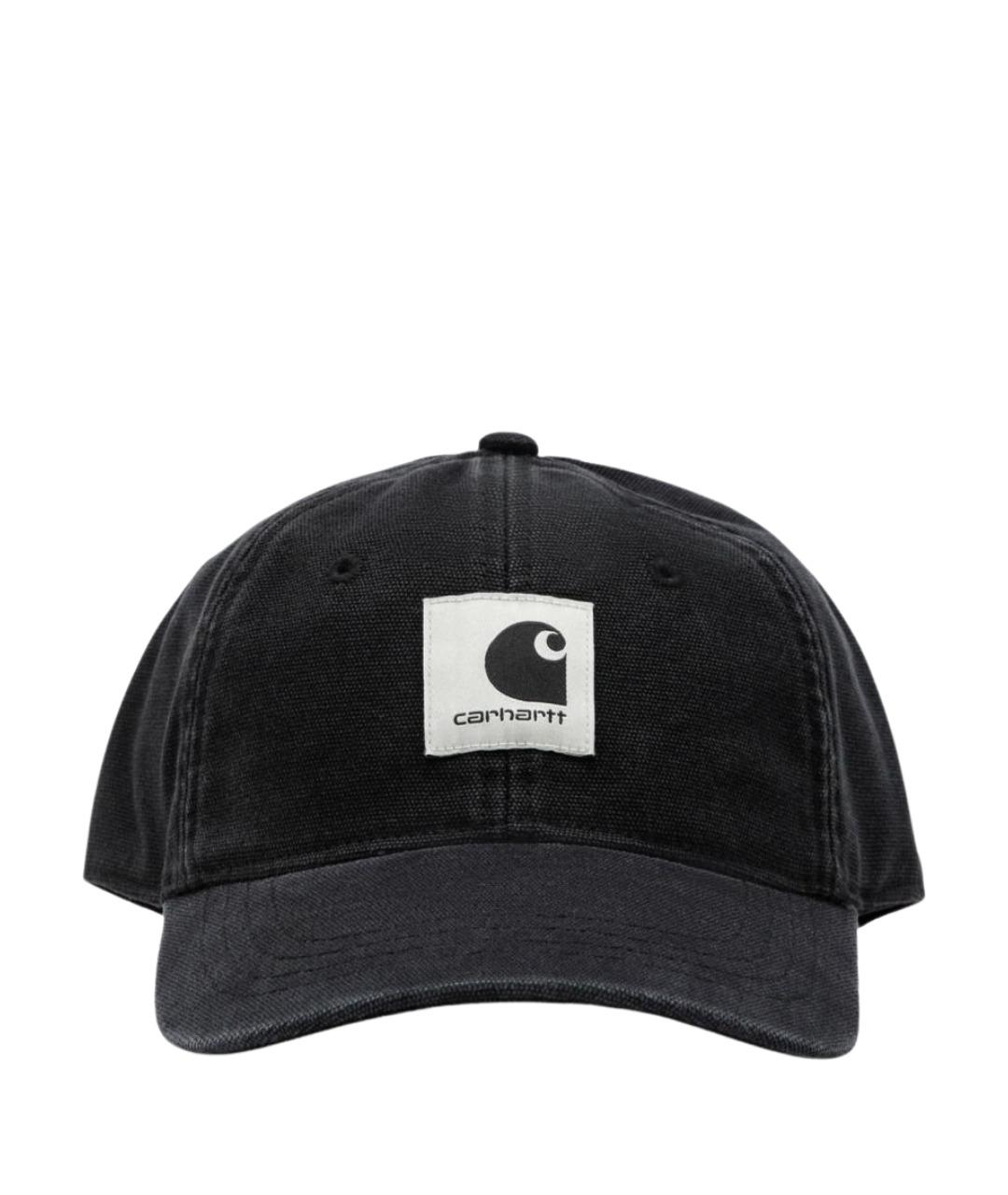 CARHARTT WIP Черная хлопковая кепка/бейсболка, фото 1