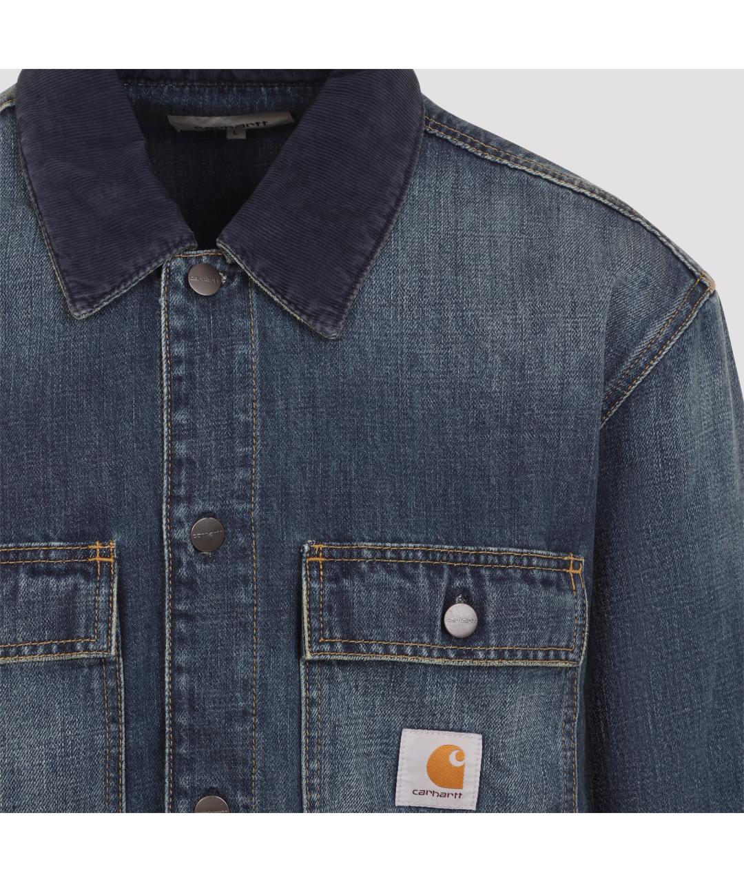 CARHARTT WIP Синяя хлопковая куртка, фото 3
