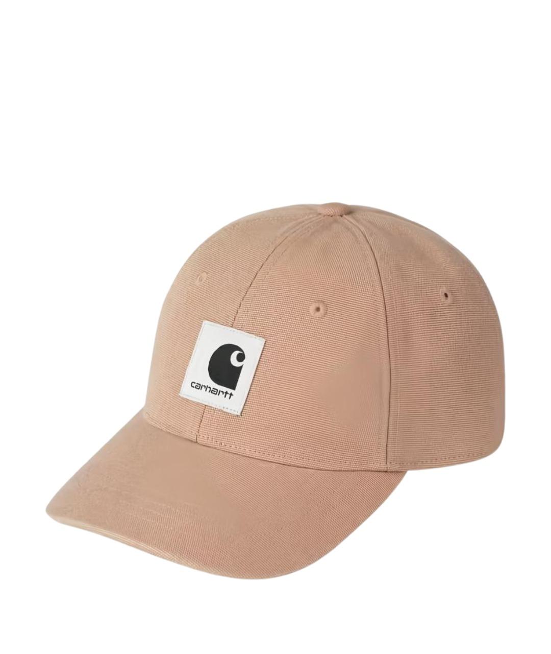 CARHARTT WIP Коричневая хлопковая кепка/бейсболка, фото 1