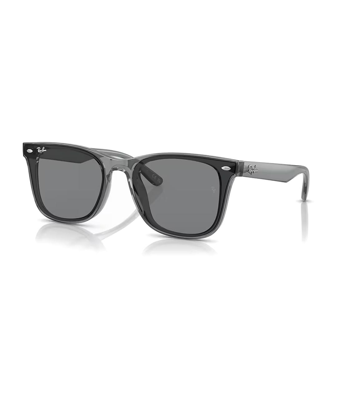 RAY BAN Серые пластиковые солнцезащитные очки, фото 1