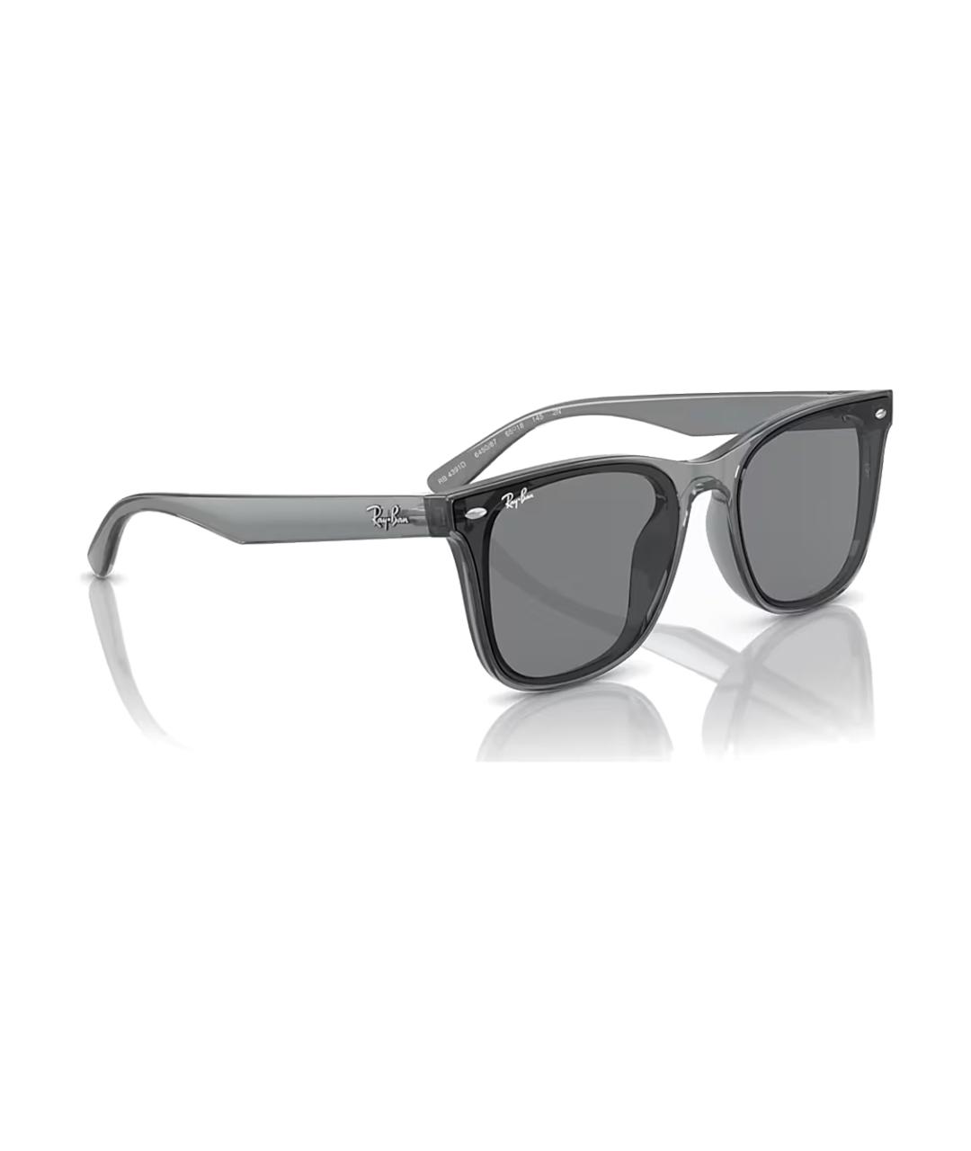 RAY BAN Серые пластиковые солнцезащитные очки, фото 4