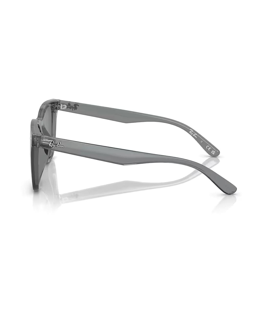 RAY BAN Серые пластиковые солнцезащитные очки, фото 3