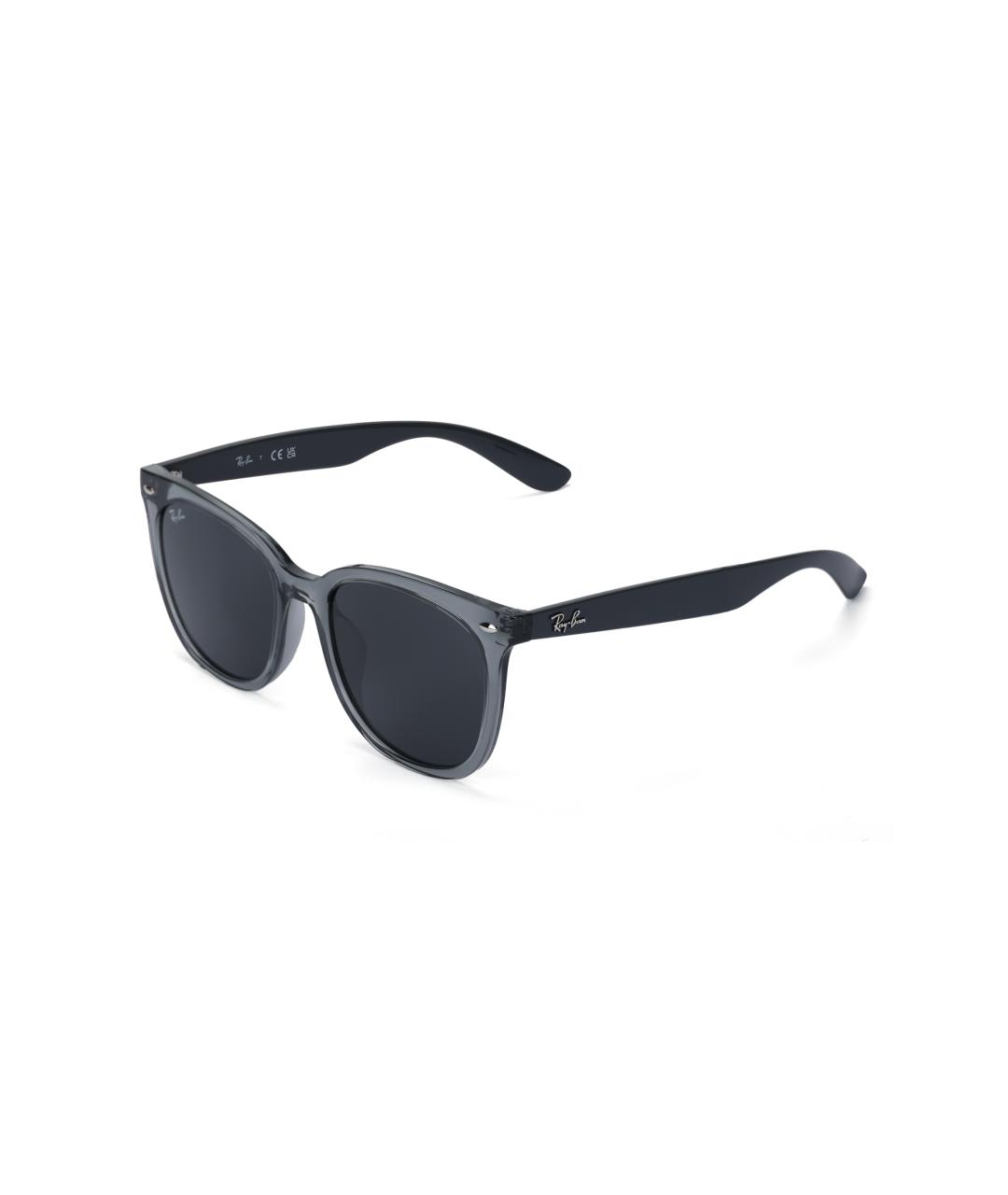 RAY BAN Серые пластиковые солнцезащитные очки, фото 1