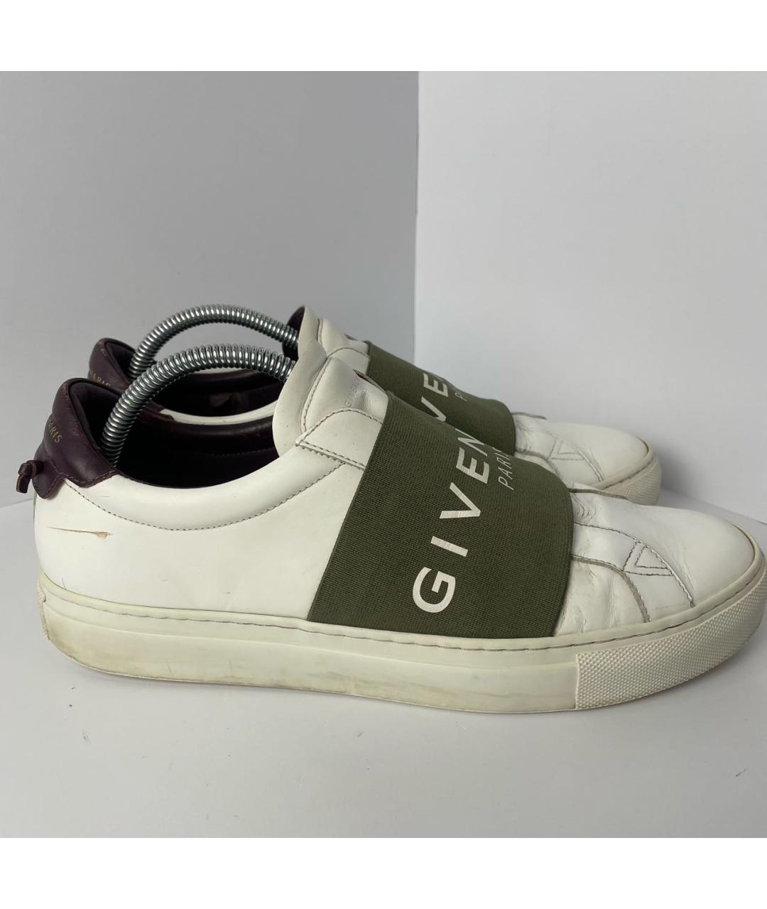 GIVENCHY Белые кожаные слипоны, фото 7