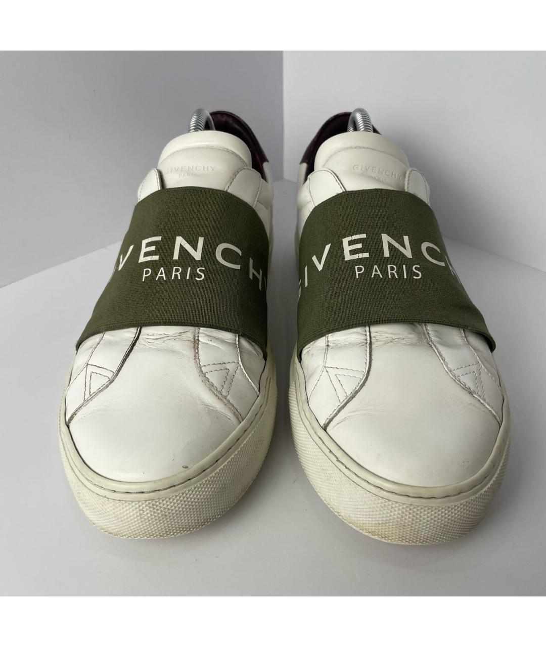 GIVENCHY Белые кожаные слипоны, фото 2
