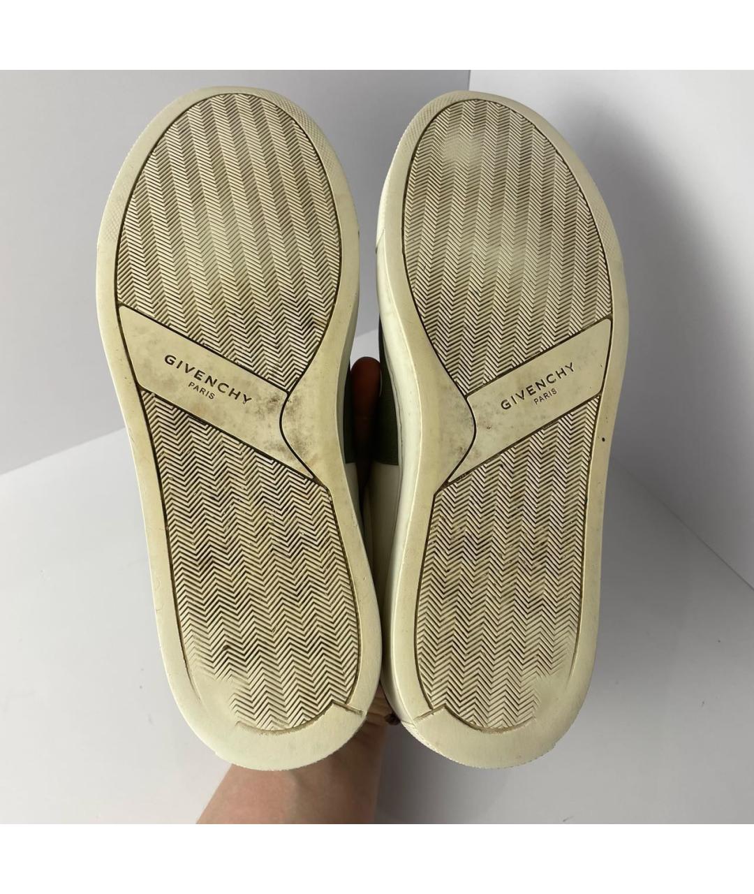 GIVENCHY Белые кожаные слипоны, фото 6