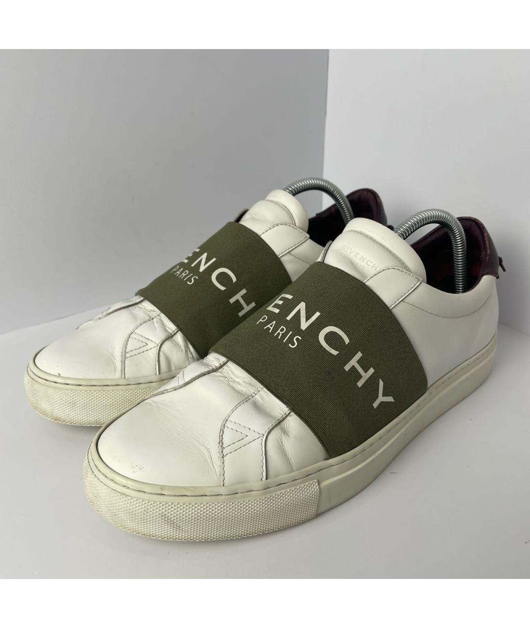 GIVENCHY Белые кожаные слипоны, фото 5