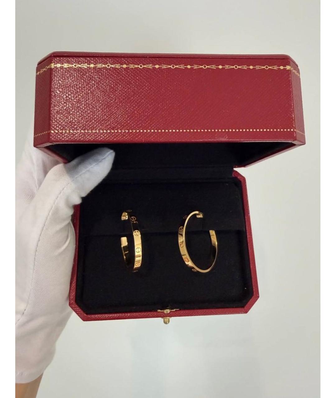 CARTIER Золотые серьги из желтого золота, фото 8