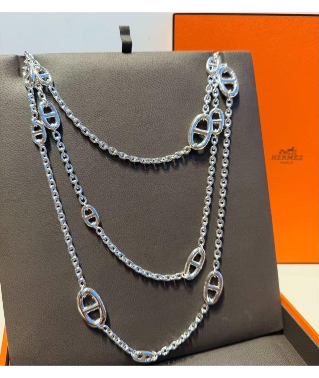 HERMES Серебряная серебряная подвеска, фото 4