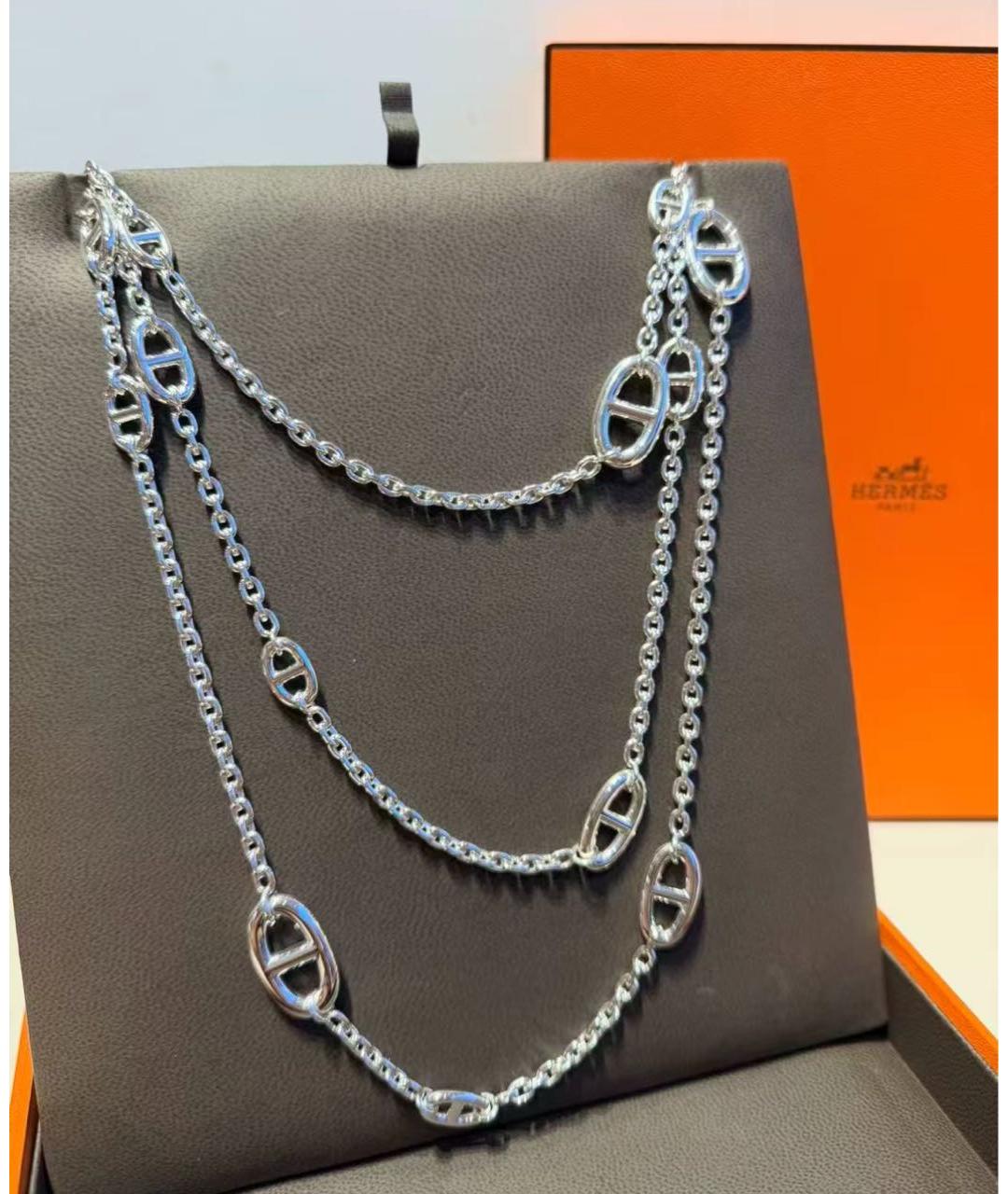 HERMES Серебряная серебряная подвеска, фото 2