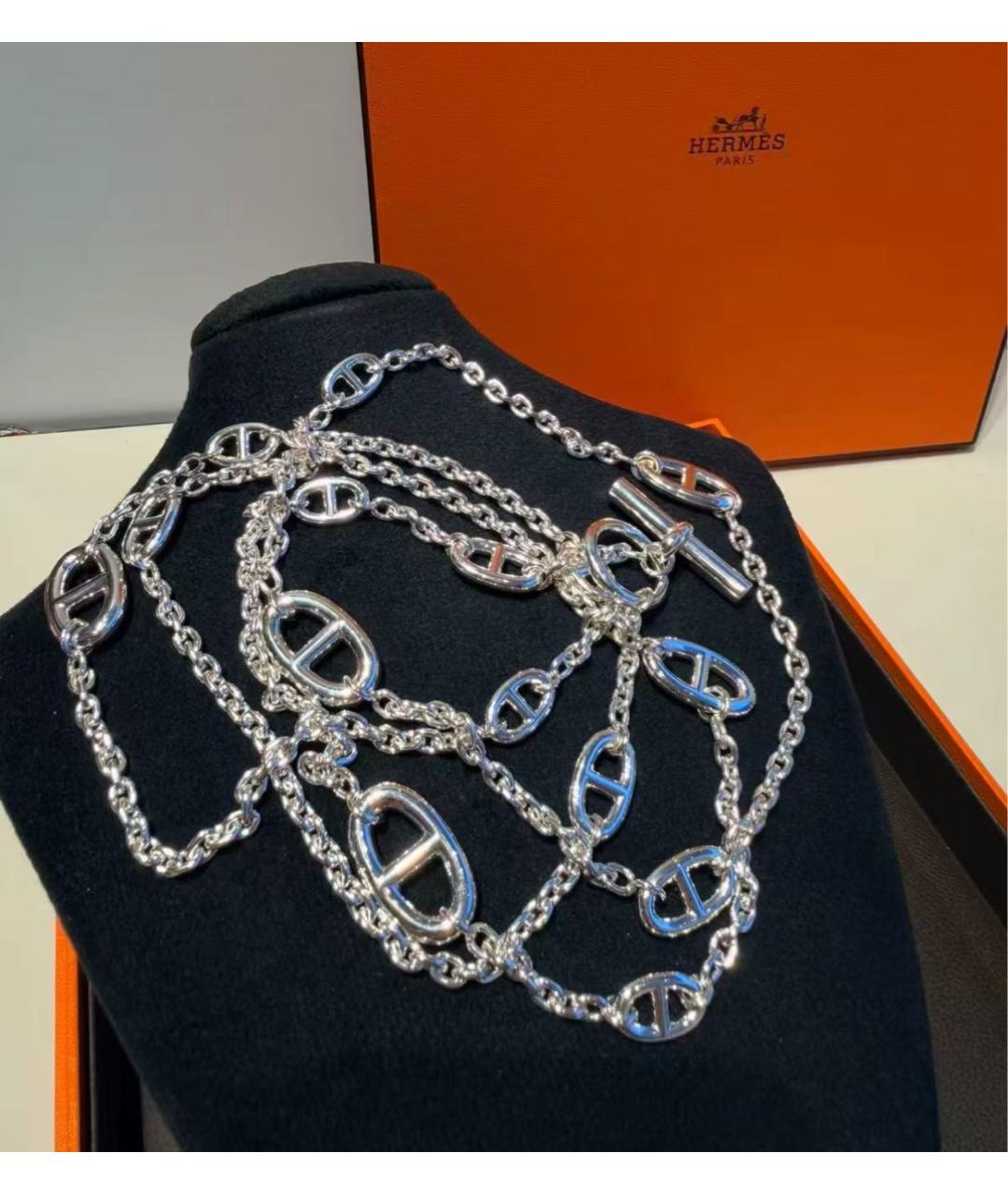 HERMES Серебряная серебряная подвеска, фото 5