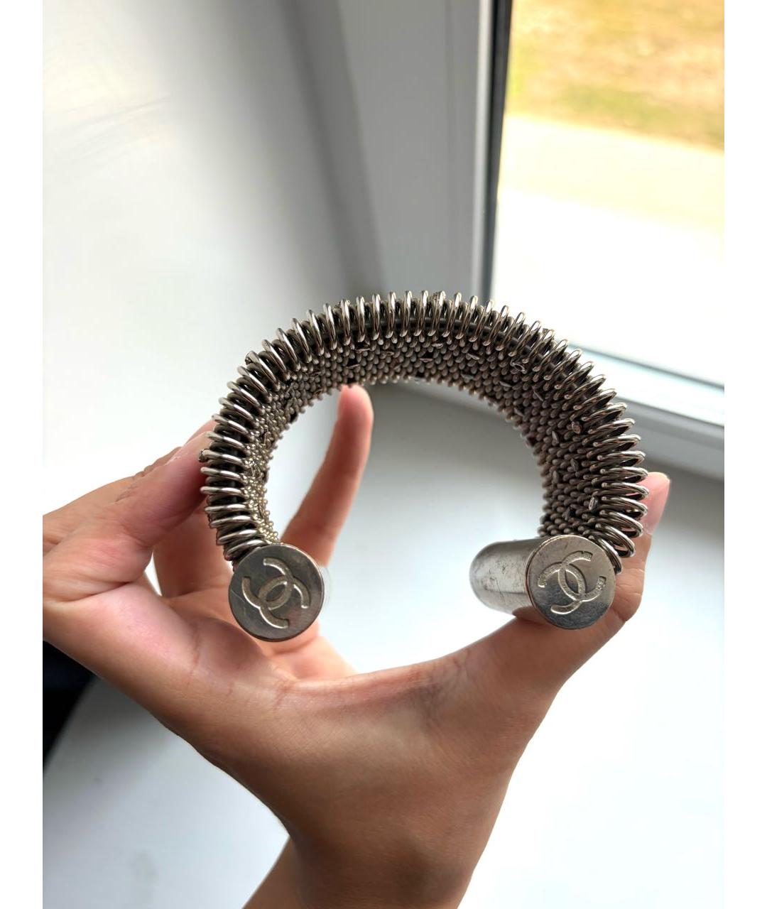 CHANEL Серебряный браслет, фото 4