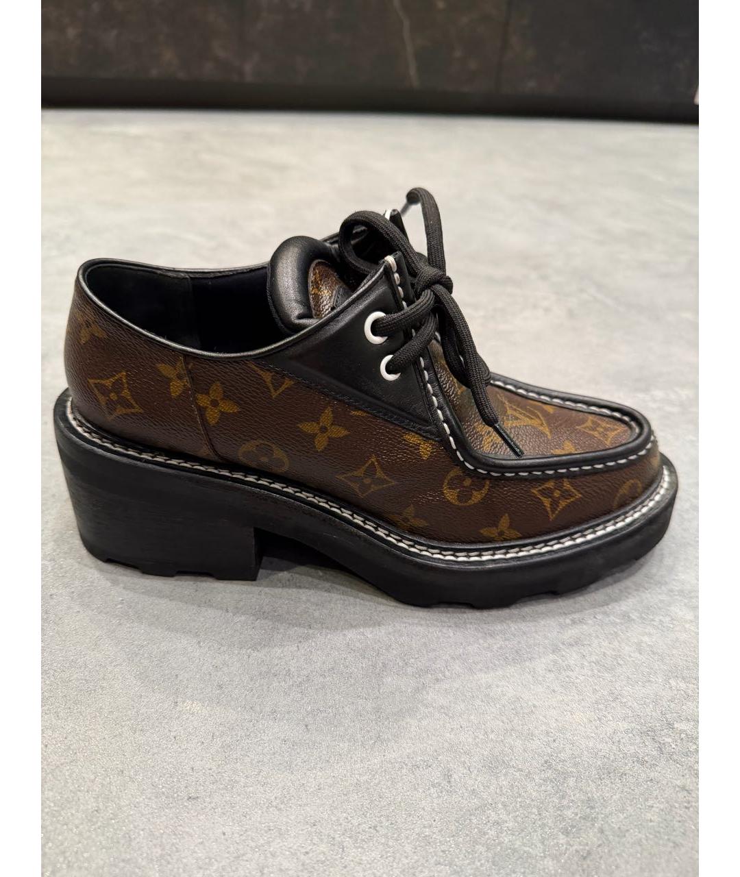LOUIS VUITTON Коричневые туфли, фото 6
