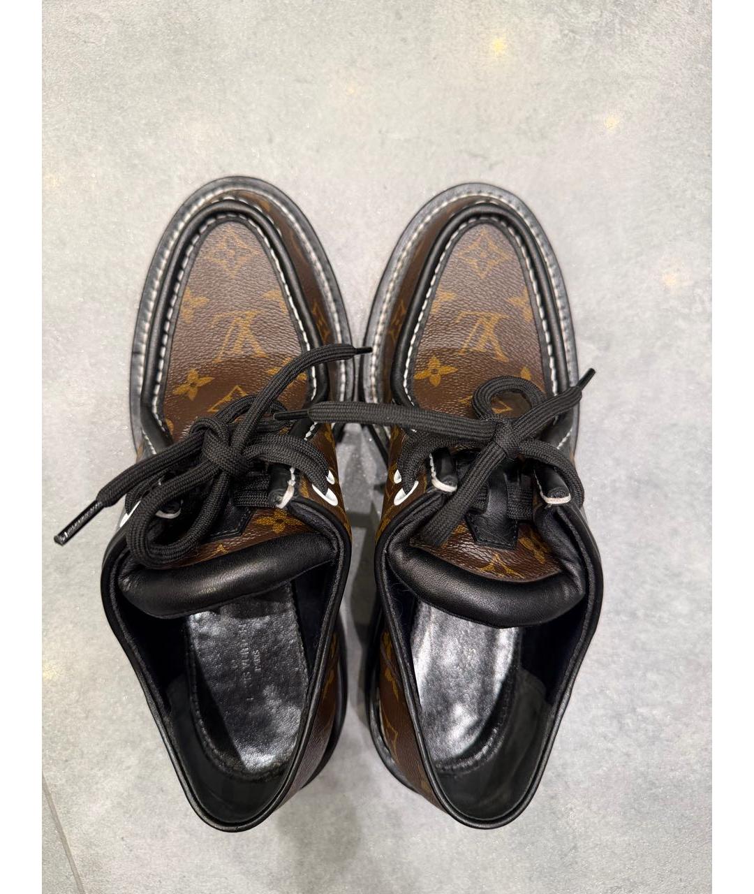 LOUIS VUITTON Коричневые туфли, фото 2