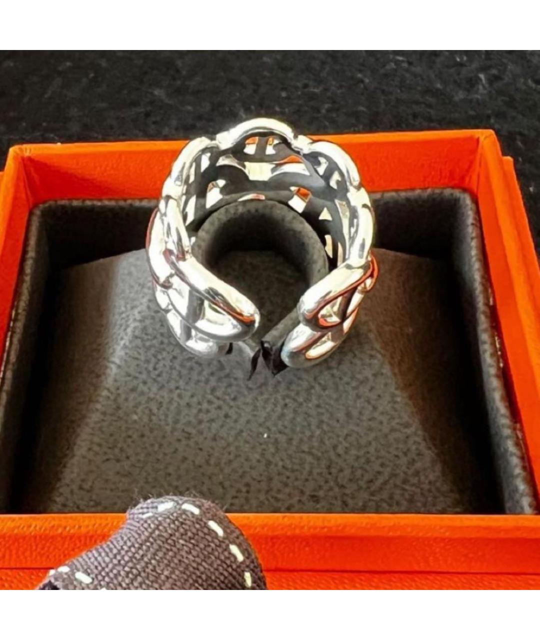 HERMES Серебряное серебряное кольцо, фото 3