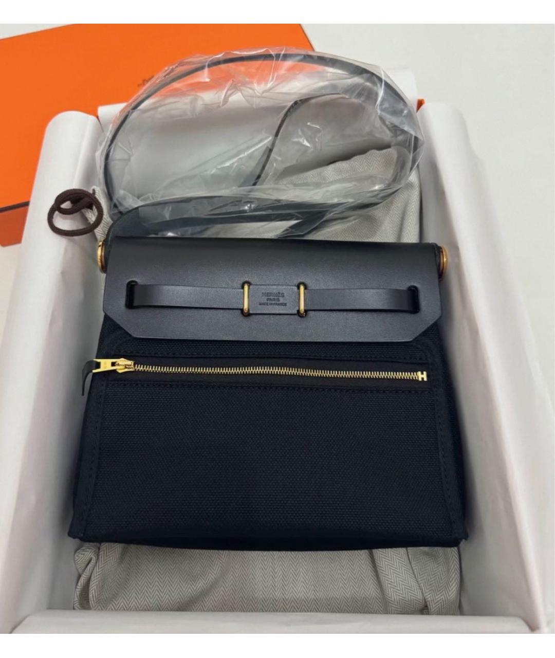 HERMES Черная сумка через плечо, фото 3