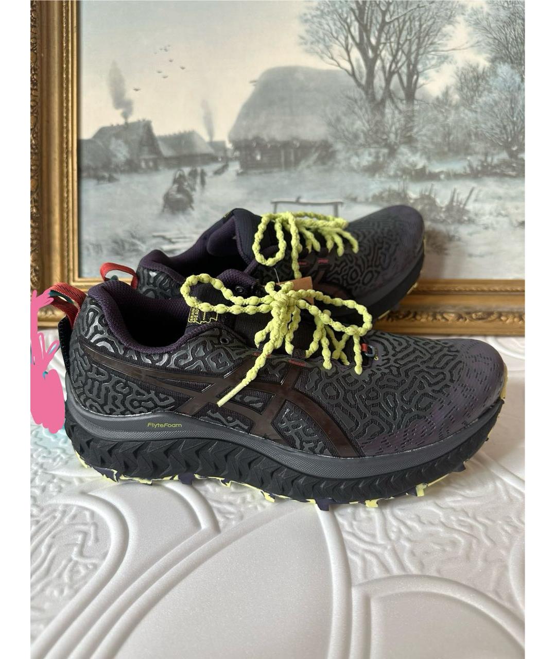 ASICS Черные низкие кроссовки / кеды, фото 2