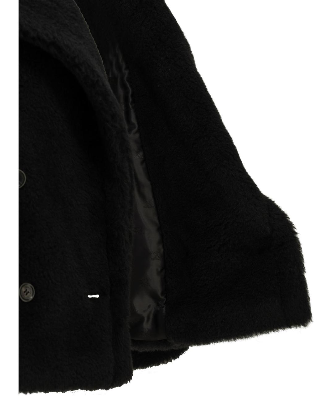 MAX MARA Черное шерстяное пальто, фото 4