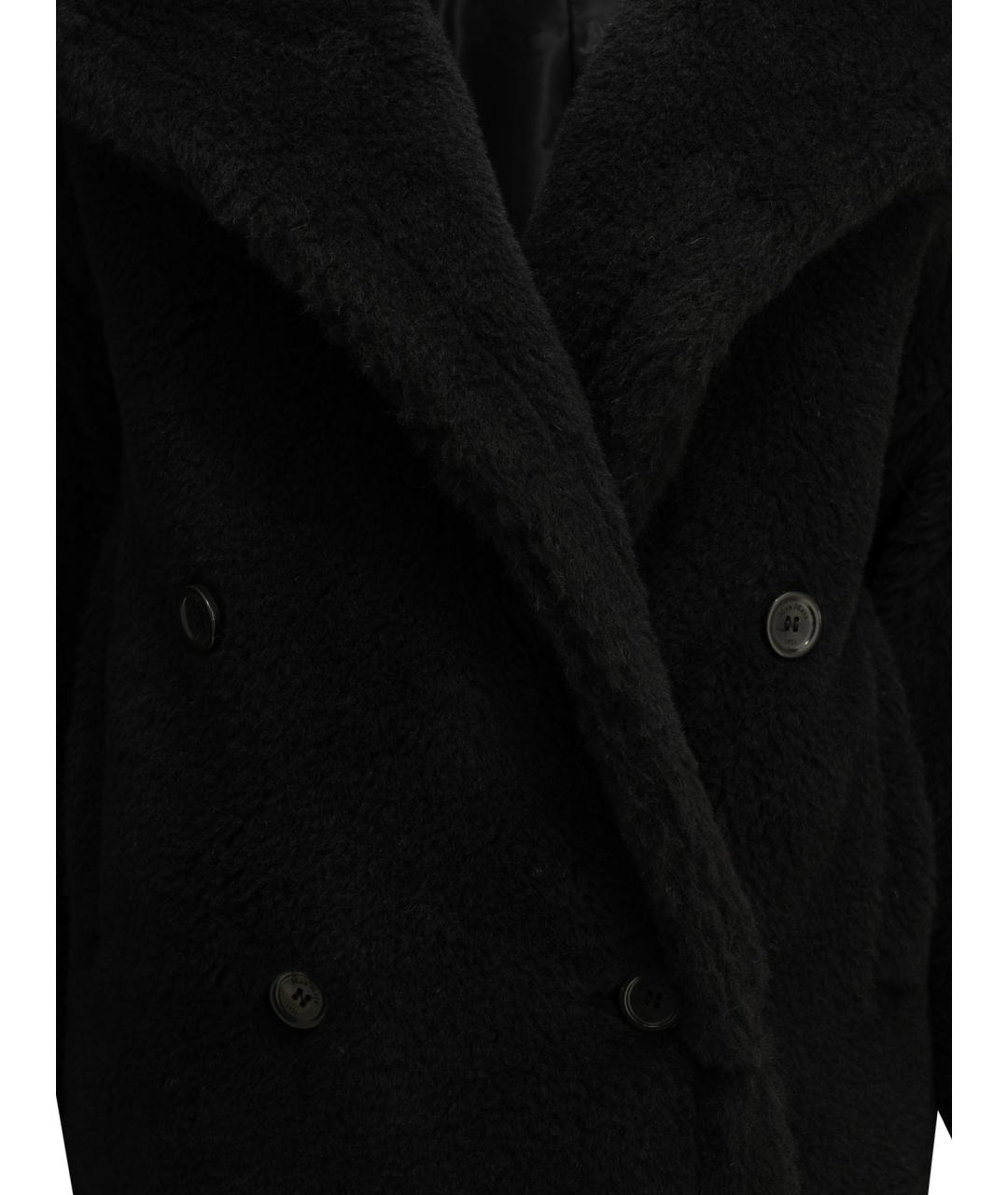 MAX MARA Черное шерстяное пальто, фото 3