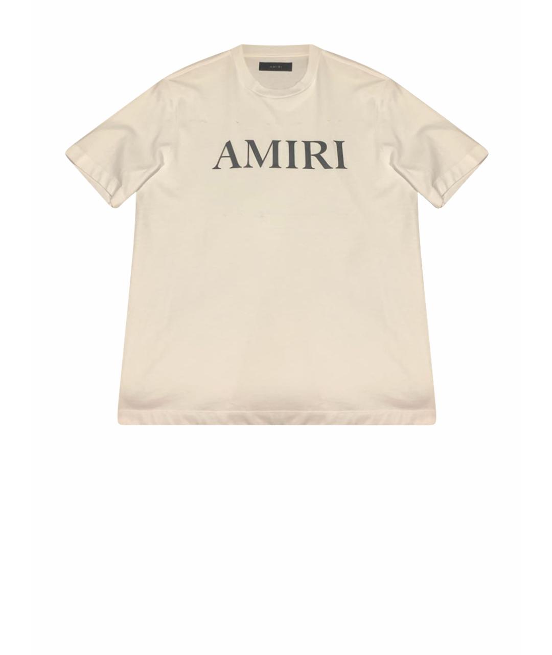 AMIRI Белая хлопковая футболка, фото 1