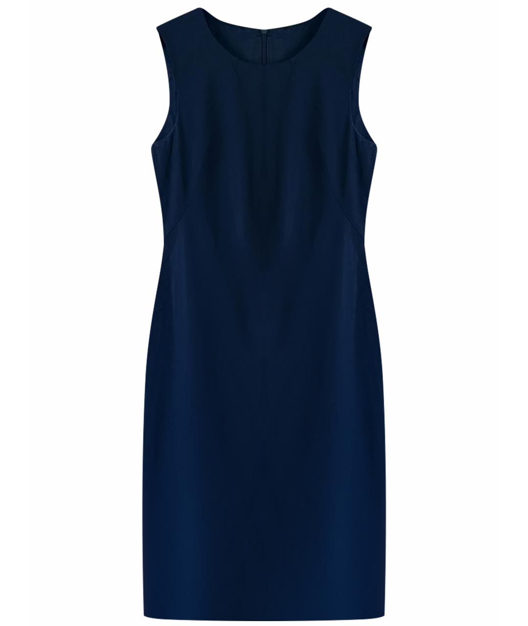 HUGO BOSS Черное шерстяное повседневное платье, фото 1