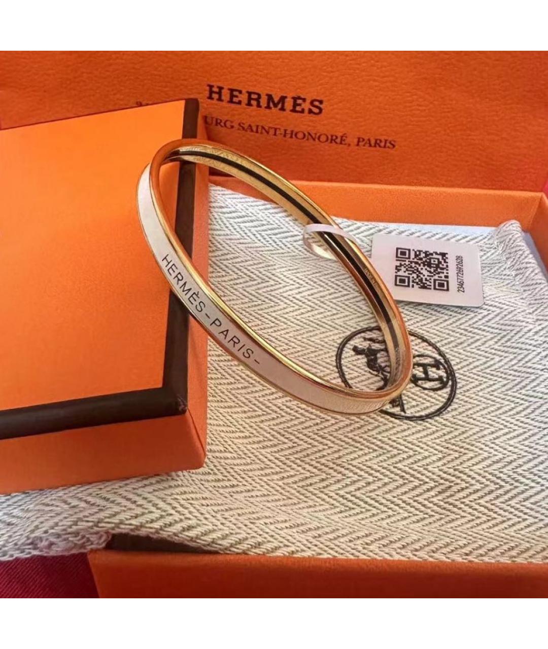 HERMES Золотой браслет, фото 4