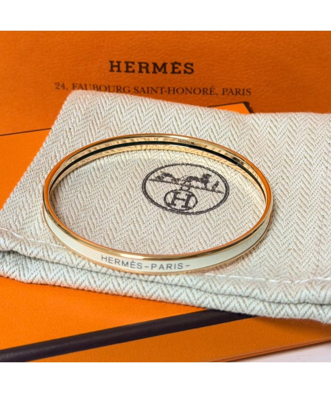HERMES Золотой браслет, фото 3