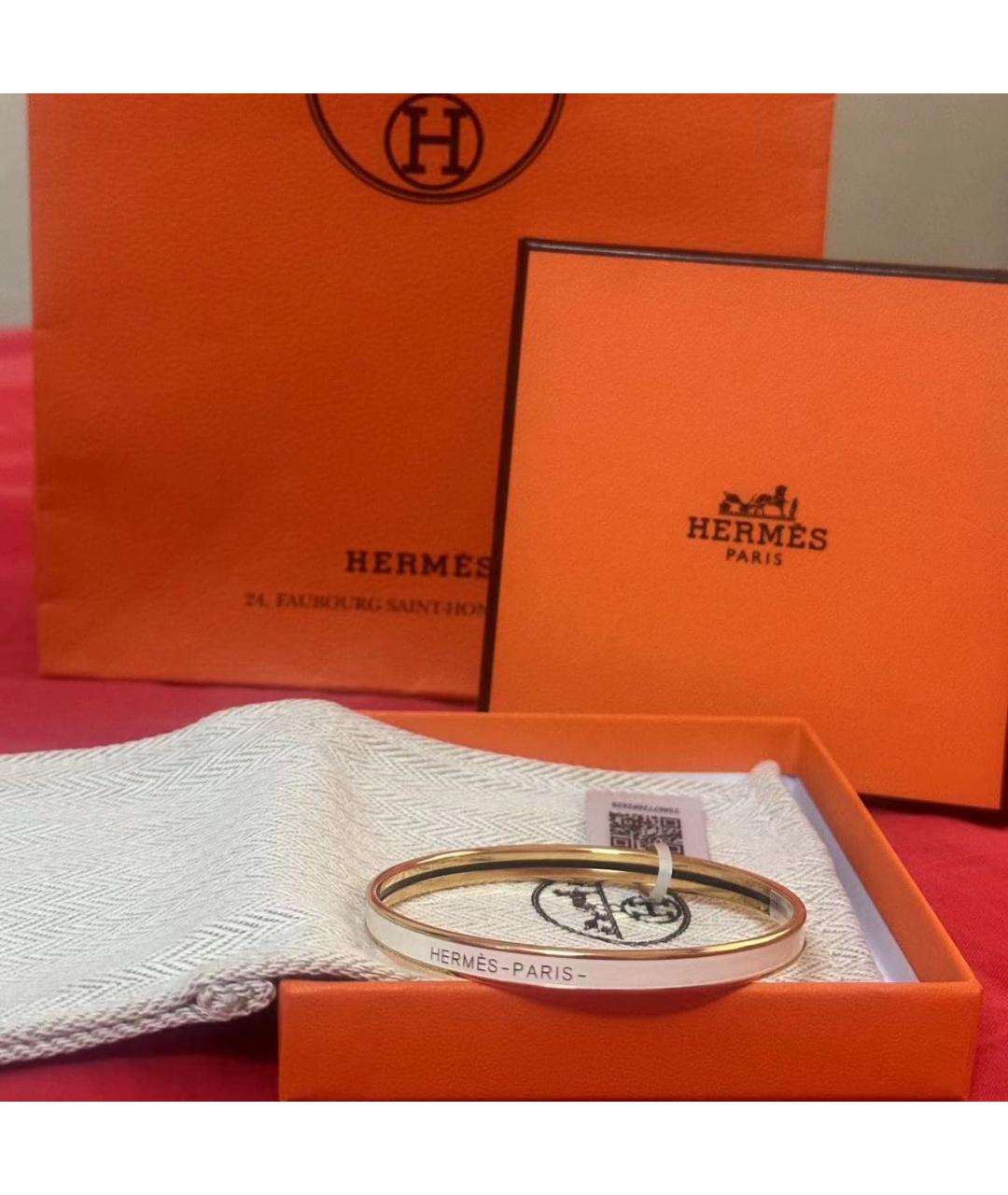 HERMES Золотой браслет, фото 5