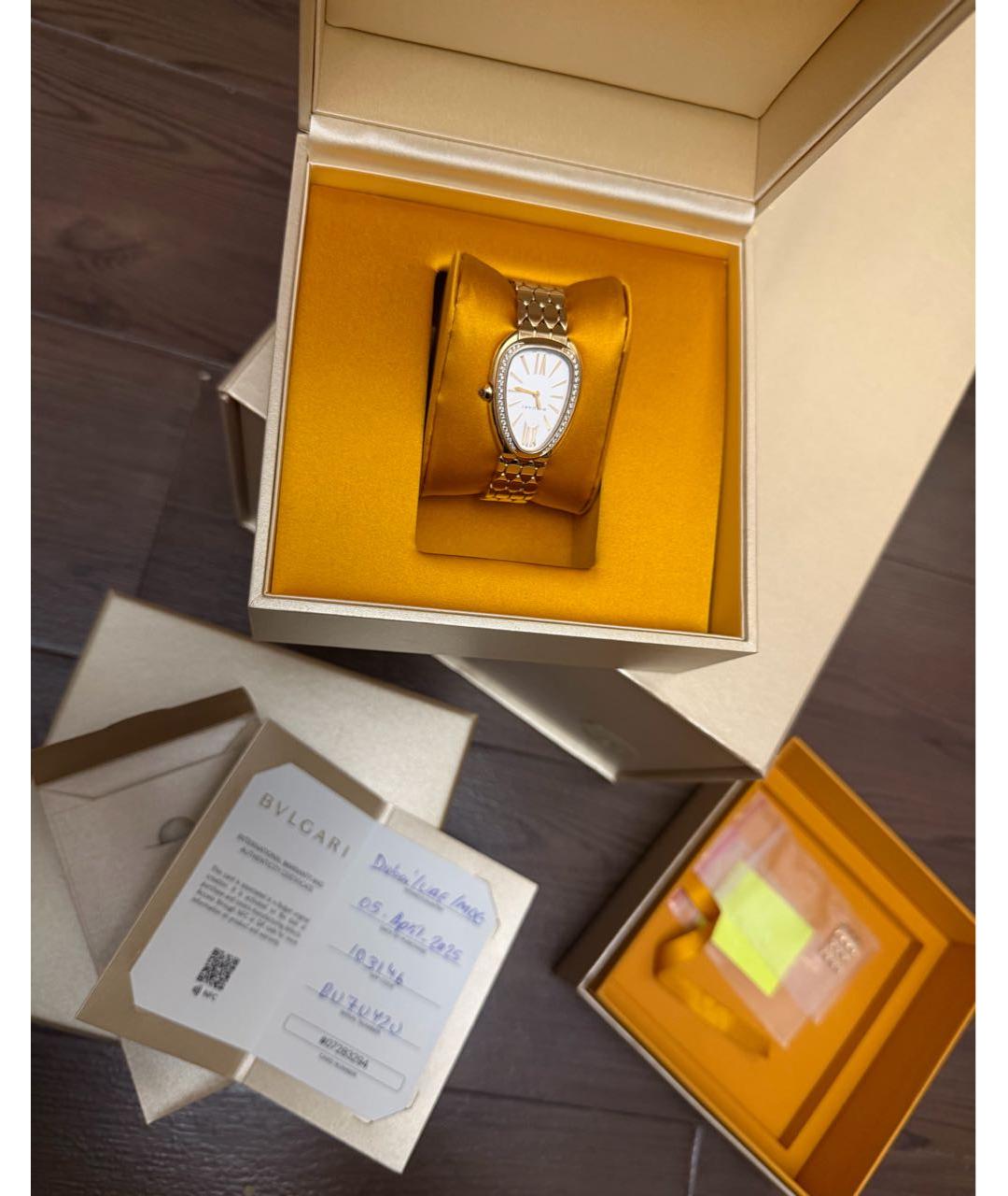 BVLGARI Золотые часы из розового золота, фото 2