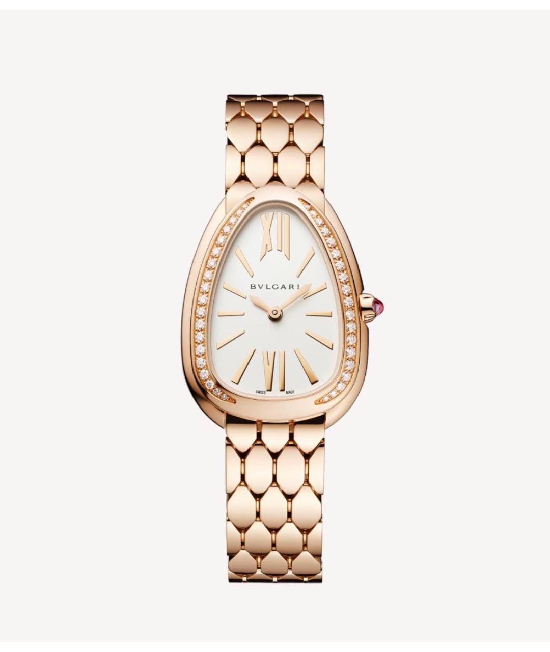 BVLGARI Золотые часы из розового золота, фото 3