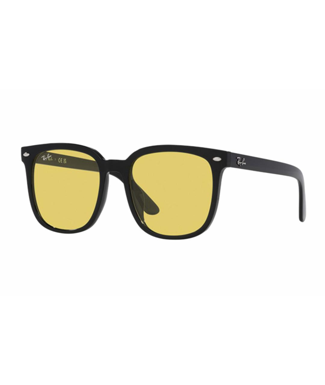 RAY BAN Желтые пластиковые солнцезащитные очки, фото 1