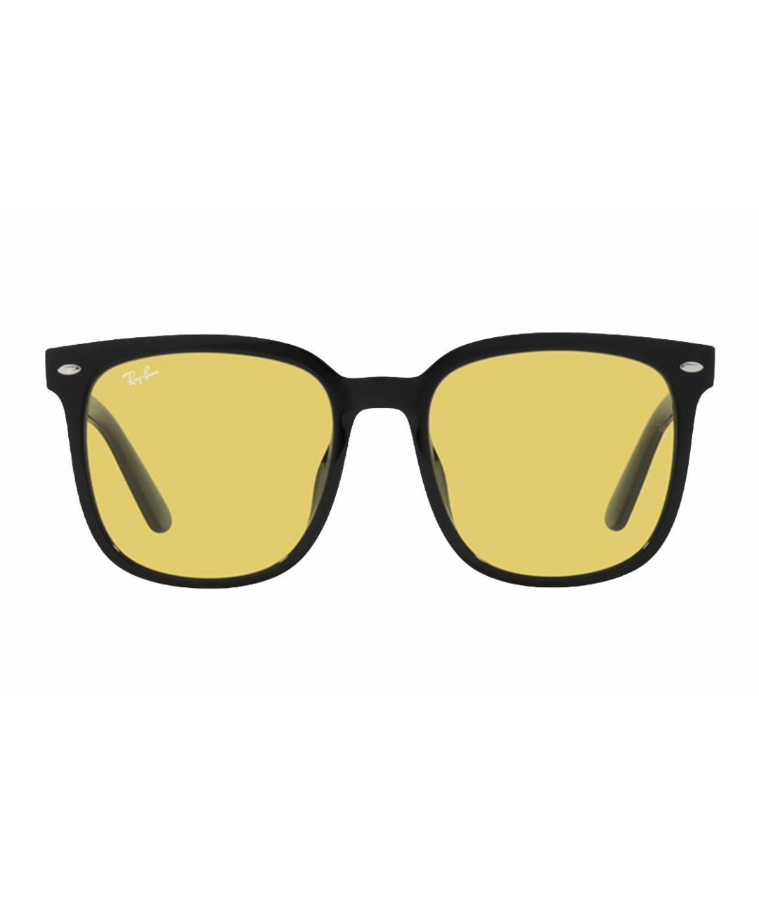 RAY BAN Желтые пластиковые солнцезащитные очки, фото 2
