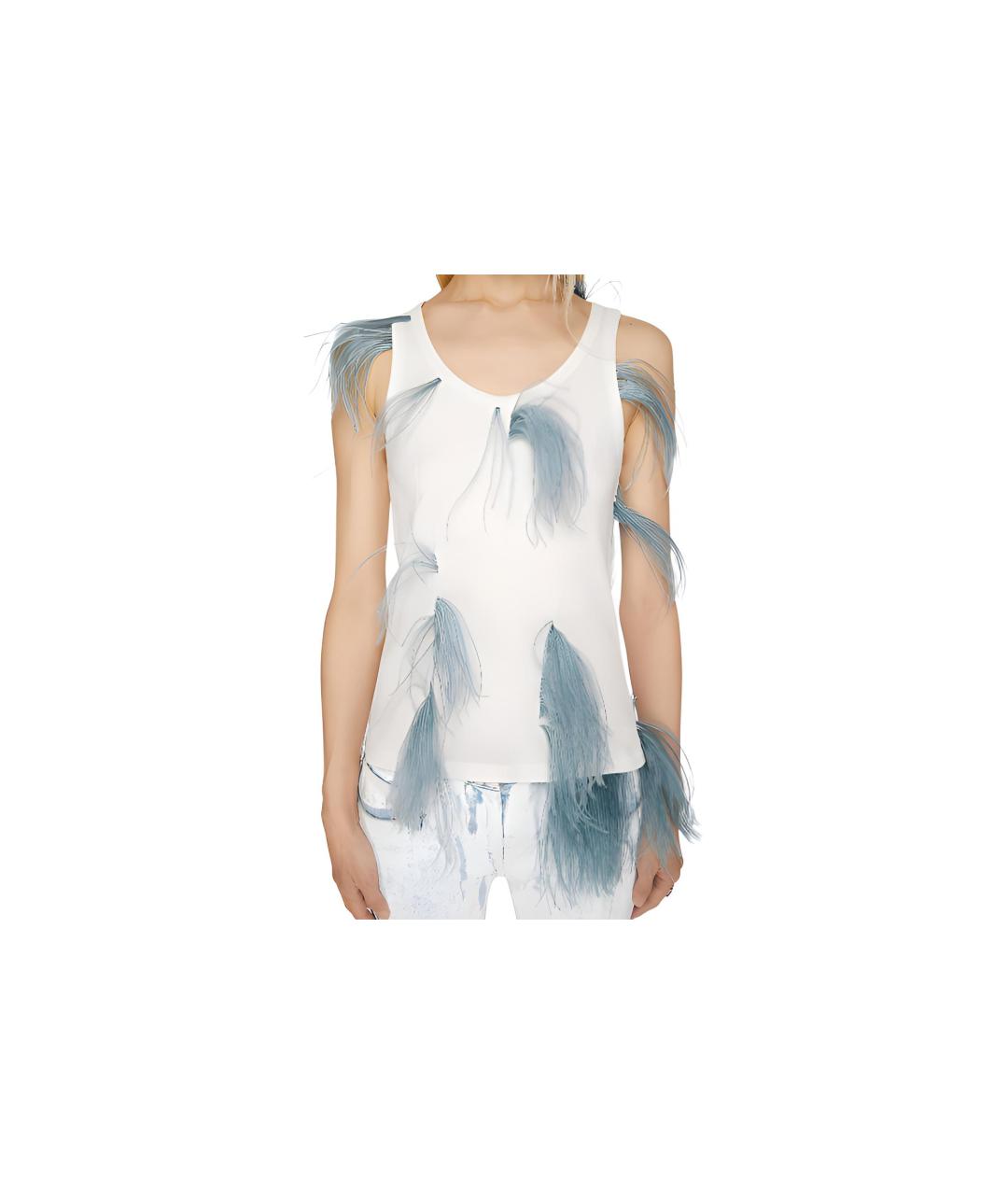 ACNE STUDIOS Белая майка, фото 4