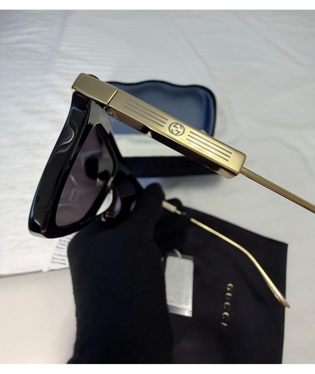 GUCCI Черные солнцезащитные очки, фото 3