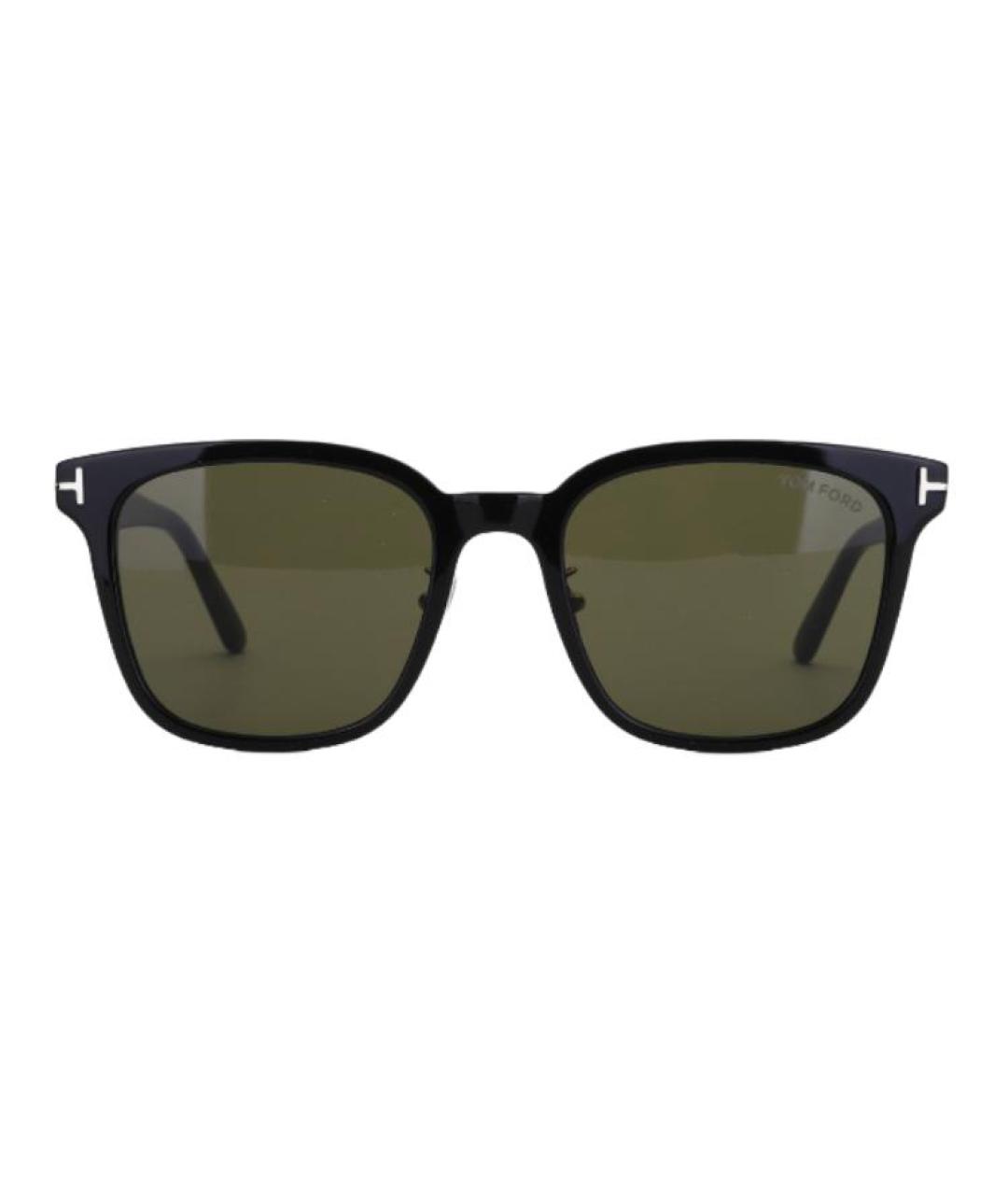 TOM FORD Черные пластиковые солнцезащитные очки, фото 2