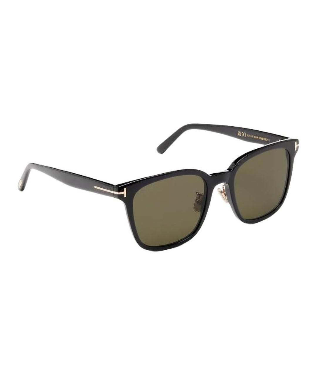 TOM FORD Черные пластиковые солнцезащитные очки, фото 3