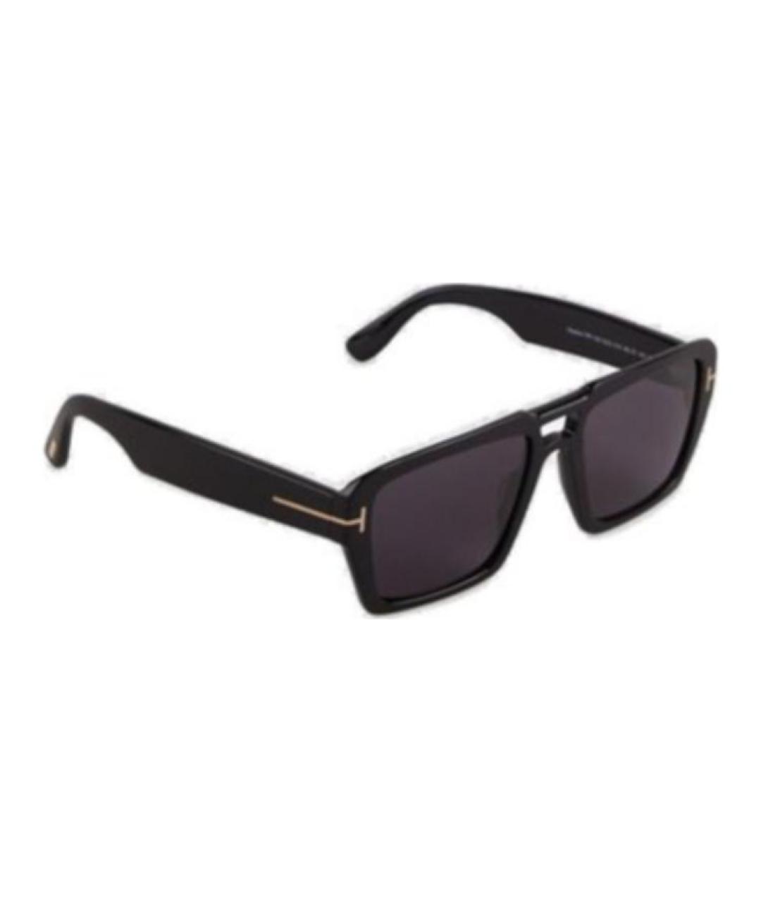 TOM FORD Черные пластиковые солнцезащитные очки, фото 2