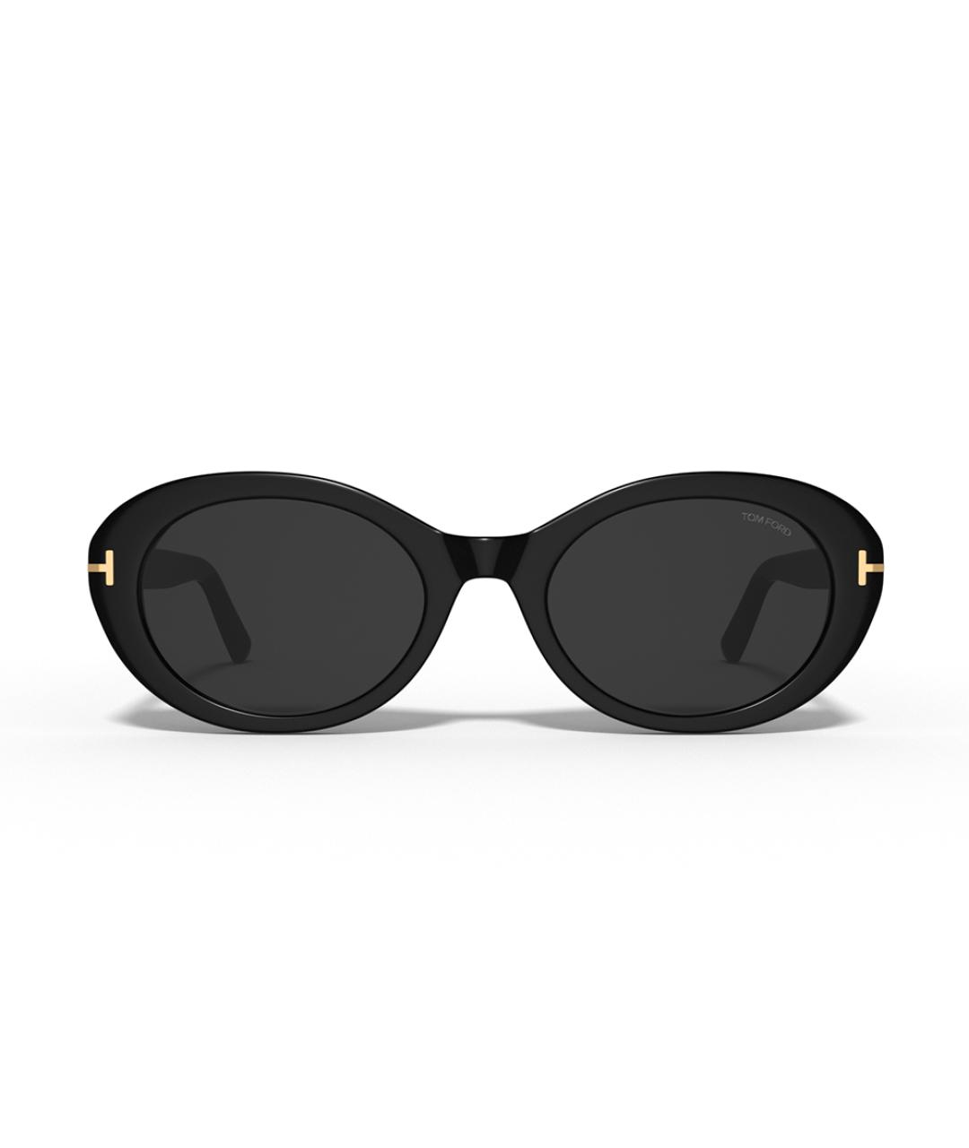 TOM FORD Черные пластиковые солнцезащитные очки, фото 2