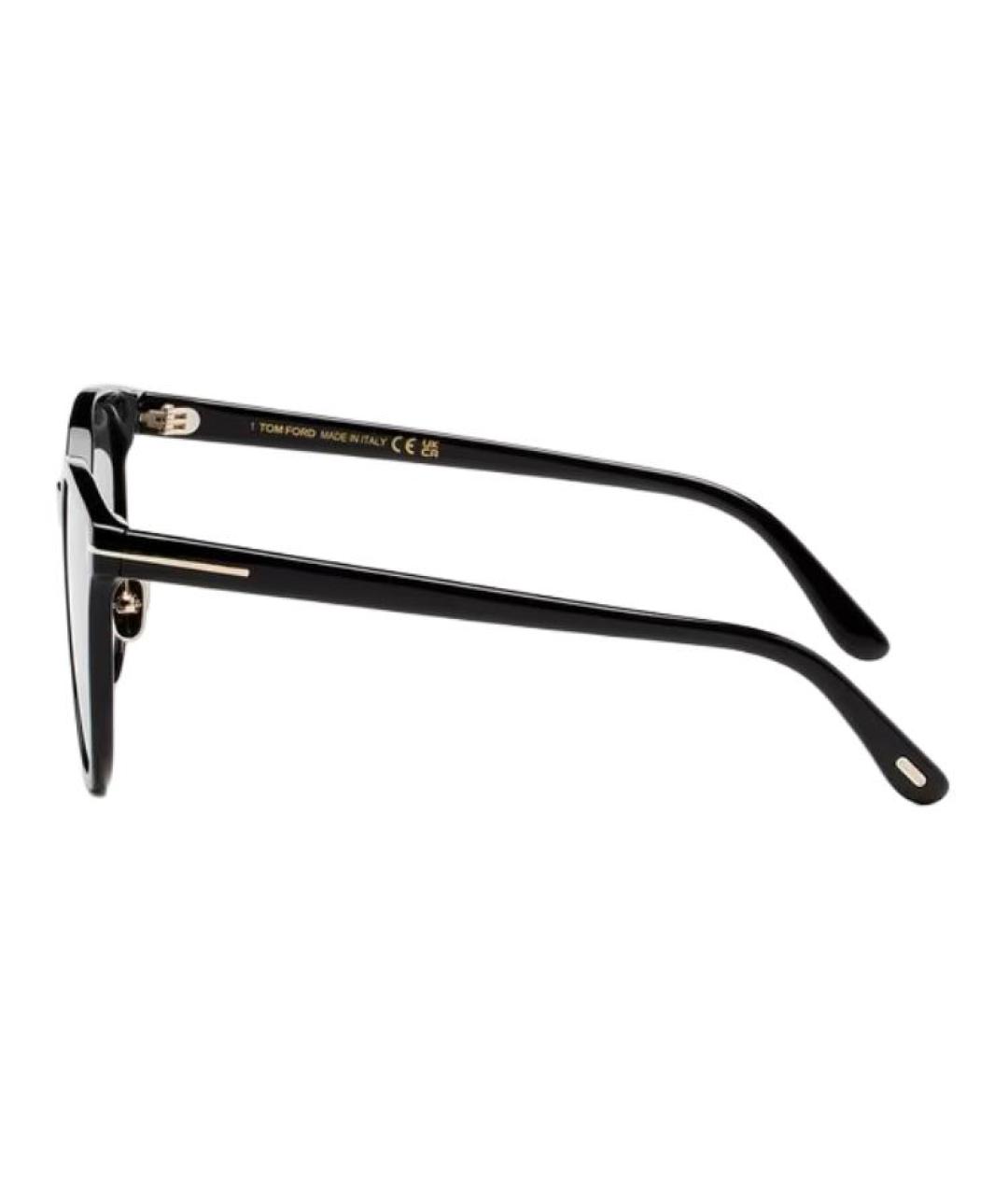TOM FORD Черные пластиковые солнцезащитные очки, фото 3