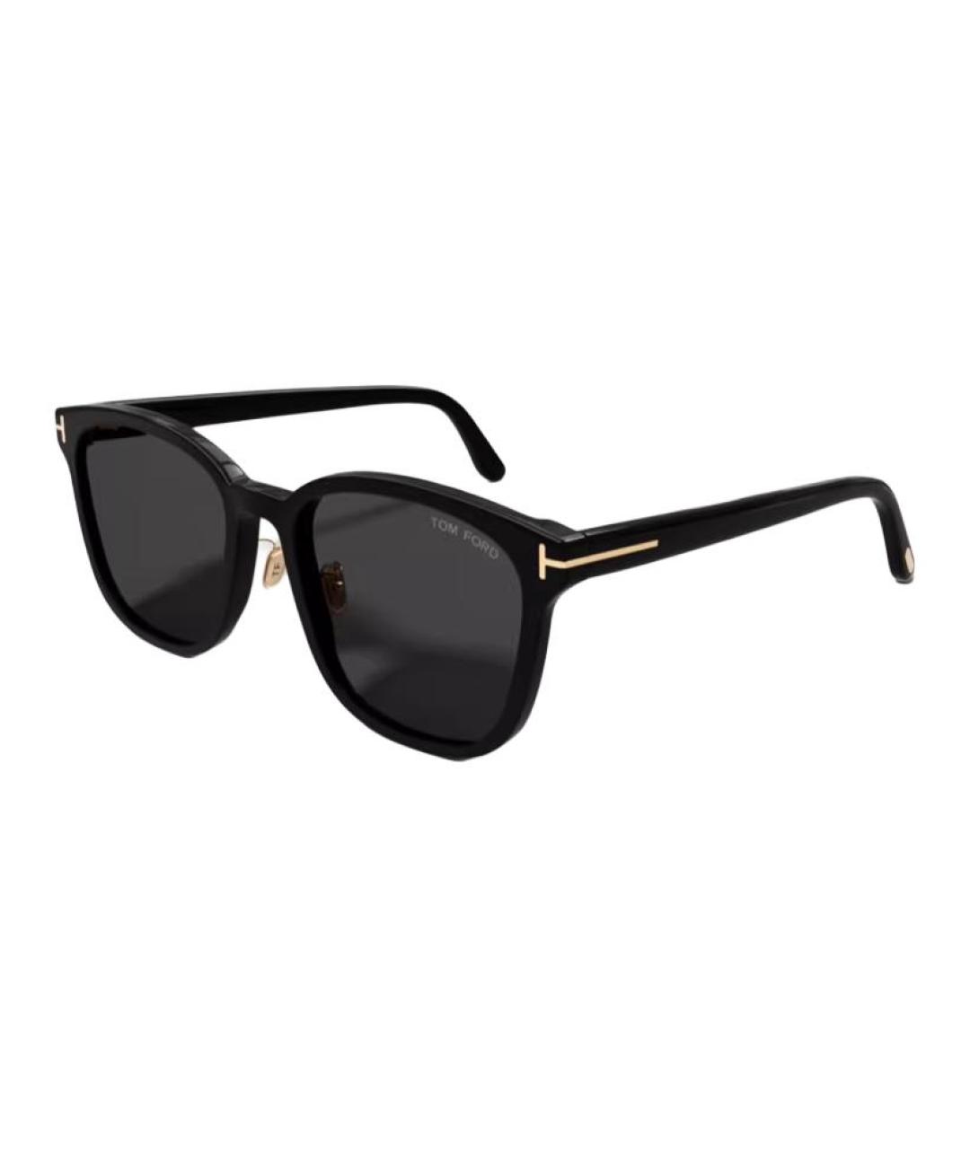 TOM FORD Черные металлические солнцезащитные очки, фото 1