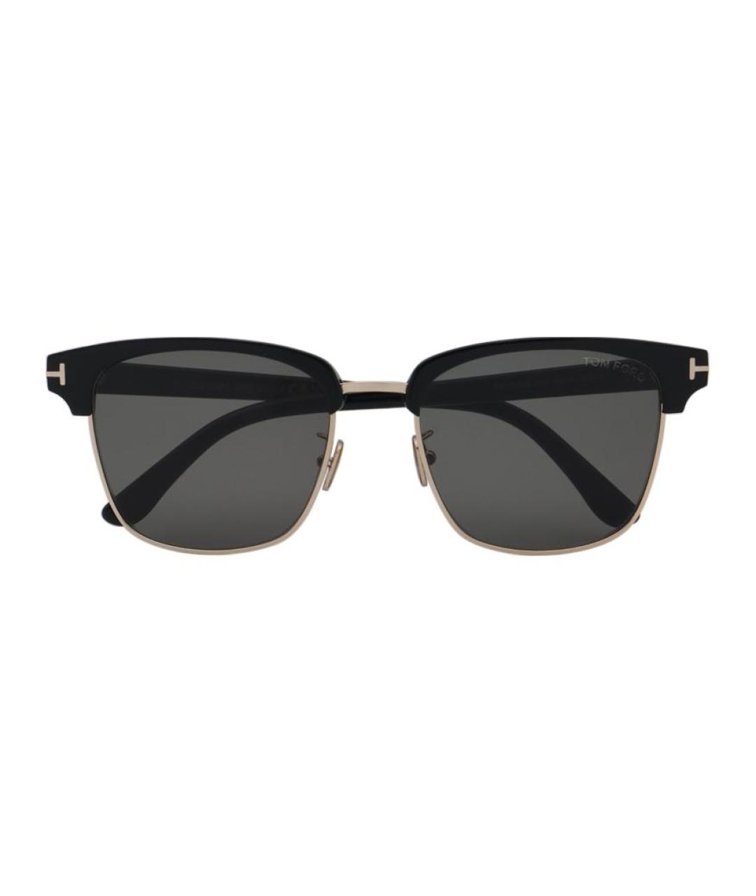 TOM FORD Черные пластиковые солнцезащитные очки, фото 2