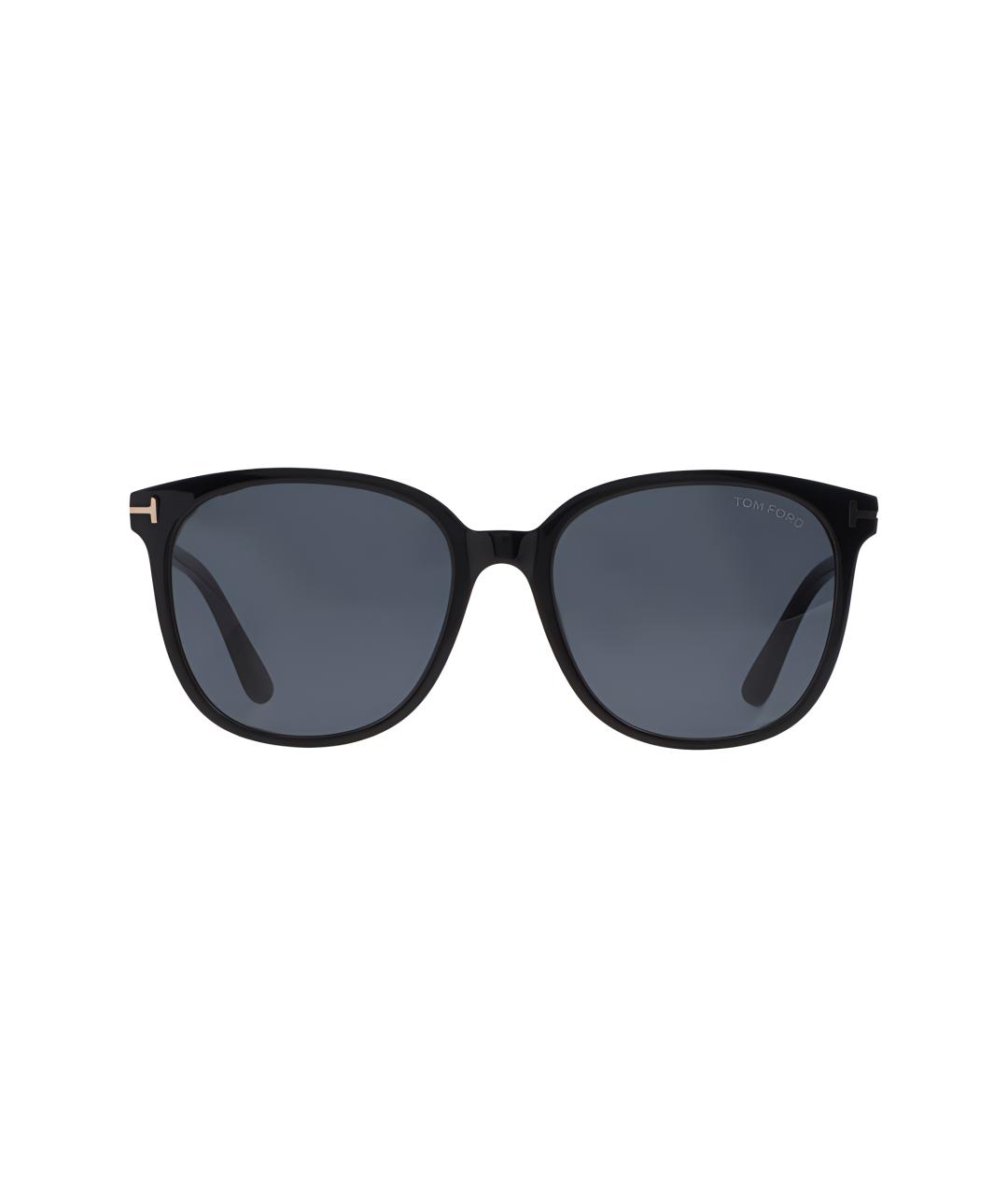 TOM FORD Черные пластиковые солнцезащитные очки, фото 2