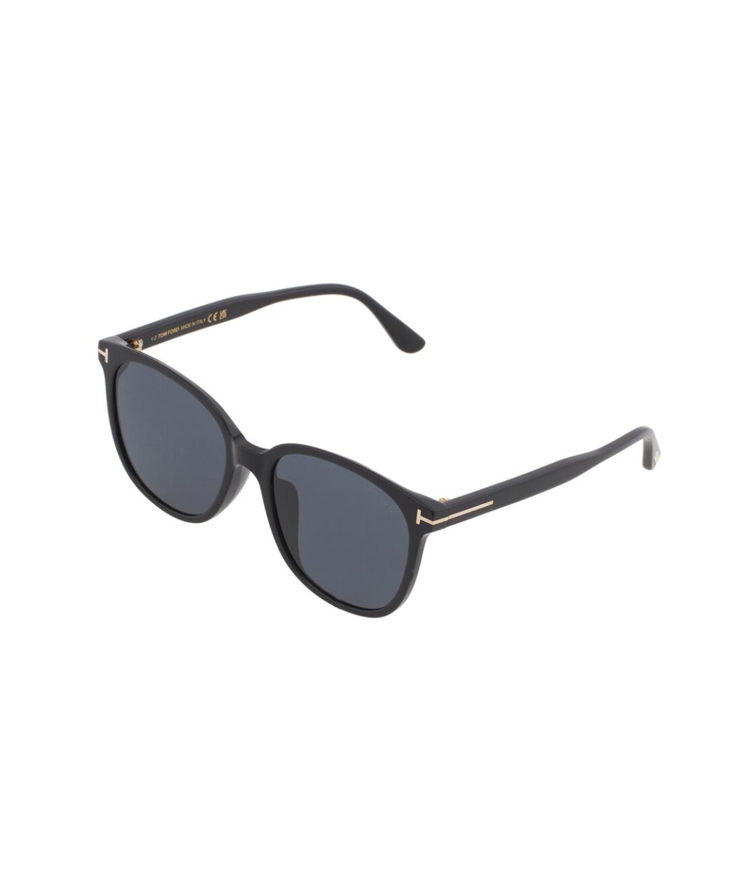 TOM FORD Черные пластиковые солнцезащитные очки, фото 4