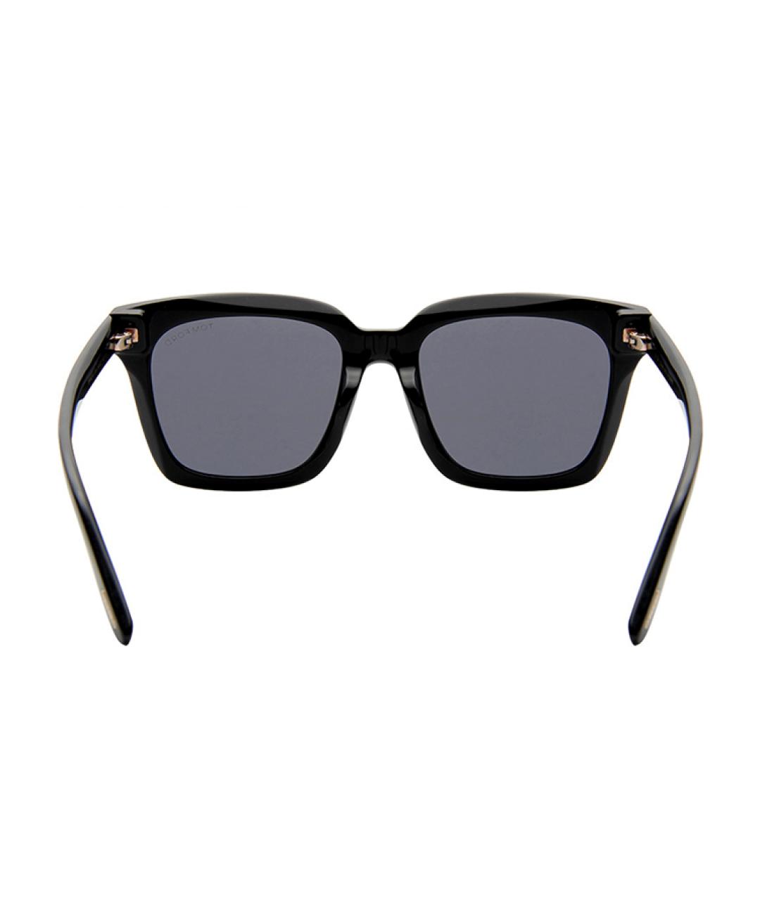 TOM FORD Черные пластиковые солнцезащитные очки, фото 3