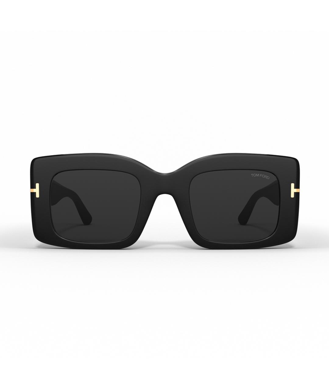 TOM FORD Черные пластиковые солнцезащитные очки, фото 2